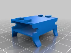 Battery holder & landing gear for M5Stack Atom Fly