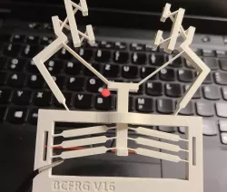 Bistable Compliant Fractal Robot Gripper