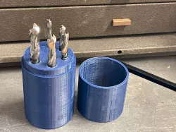 Brad Point Drill Bit Set Container