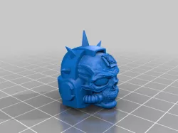 Chaplain helmet skull
