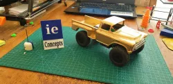 Custom 1955 Chevy 3100 for SCX24 1/24