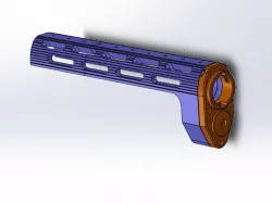 Custom Barrel Frame for spring thunder with orange tip