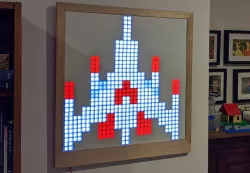 Customisable LED matrix diffuser grid
