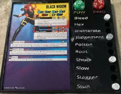 Dashboard for Marvel Crisis Protocol
