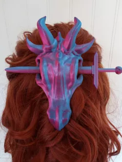Dragon Skull Hair Pin