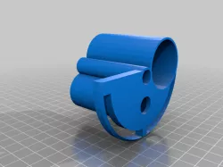 Drain rod camera attachment with torch holder