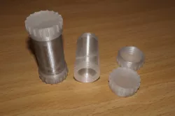 Dual Canister for 2 instant coffee servings