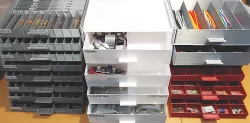 Electronic Component Stackable Drawers