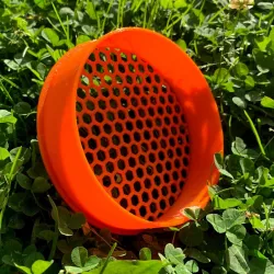 End cap for 125 mm sewage drain pipe