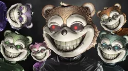 Fieldsbury Dark Bear Helmet