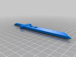 Final Fantasy Cloud Strife Buster Sword Key Chain