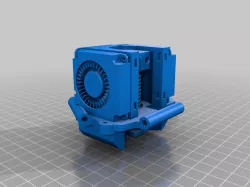 Flsun Q5 Universal v6 Effector - Double Blower Fan