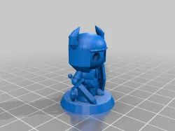 Geometric D&D Minis (Warrior, Rogue, Mage)