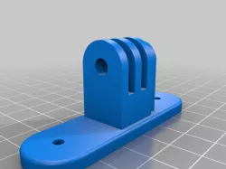 GoPro mount on 3d printer frame