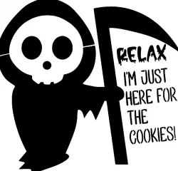 Grim Reaper stencil 21