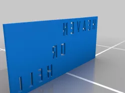 Guilty Gear Strive stencils - "HEAVEN OR HELL" and "LET'S ROCK"