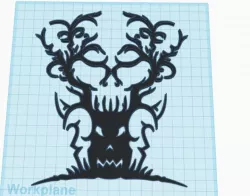 Halloween 21 (Evil Tree wall art)
