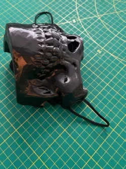 Haloween lower half covid skull mask 