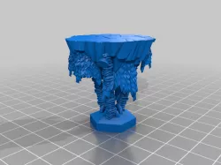 Heroscape Floating stones bridge (centre hex based)
