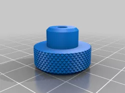 Knurled thumbscrew knob (M4) Remix