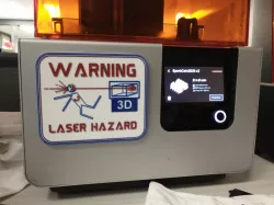 LASER Hazard Warning Sign