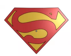 Lois and Clark :the new adventures of superman inspired chest emblem