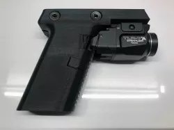 Mag Holder with Flashlight Mount for MacDaddy Airsoft