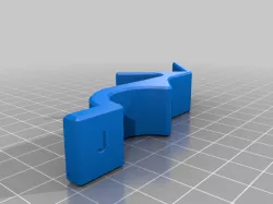 MPCNC Primo J 25.4mm Truck Clamp with support bracket