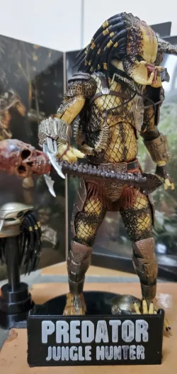 Nameplate for Neca figurine stand