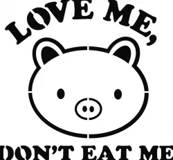 Pig stencil