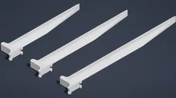 Pixel Strip Stake With Zip Tie Channel - 8", 10" & 12"