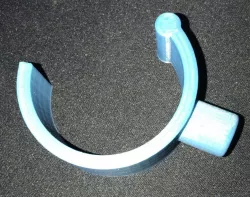 Pool cover support with 25mm PVC "Electric-Pipes"
