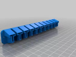 Popsicle-Stick Cable Rack