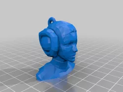 Princess Leia Keychain
