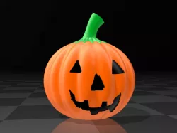 pumkin halloween deko / closed - hollow