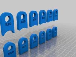 Radius Template