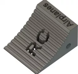 RC plane Wheel chock   