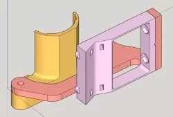 REDUX LowRider 2 MPCNC - Pen Holder (v2) MOUNTS CLOSER