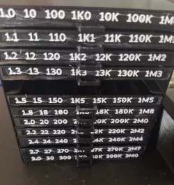  Resistor Storage Drawers (E24 series)   TEXT 