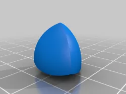 Reuleaux tetrahedron (solid with constant width)