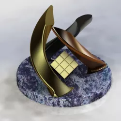  Rubiks cube stand Parts