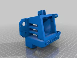 Satsana Creality logo Fan Mount Ender 3v2 5015 Fan Channel