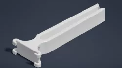 Shingle Pixel Strip with Zip Tie Channel
