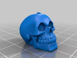 skull keychain