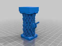 Skull pillar 