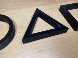 Squid Game circle, triangle, square