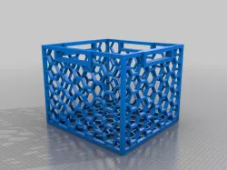 Storage box Honeycomb design with pegs