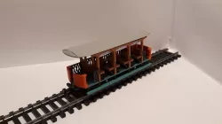 Sóller summer trailer car in H0 / HO