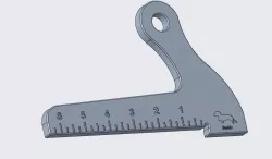 Table Saw Push Stick With Ruler