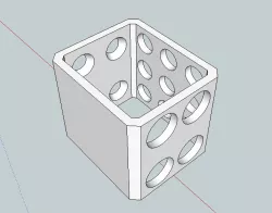 Test tube rack, multi-use, no supports
